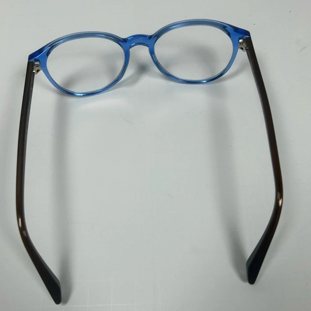 Warby Parker Watts Frames Blue and Brown